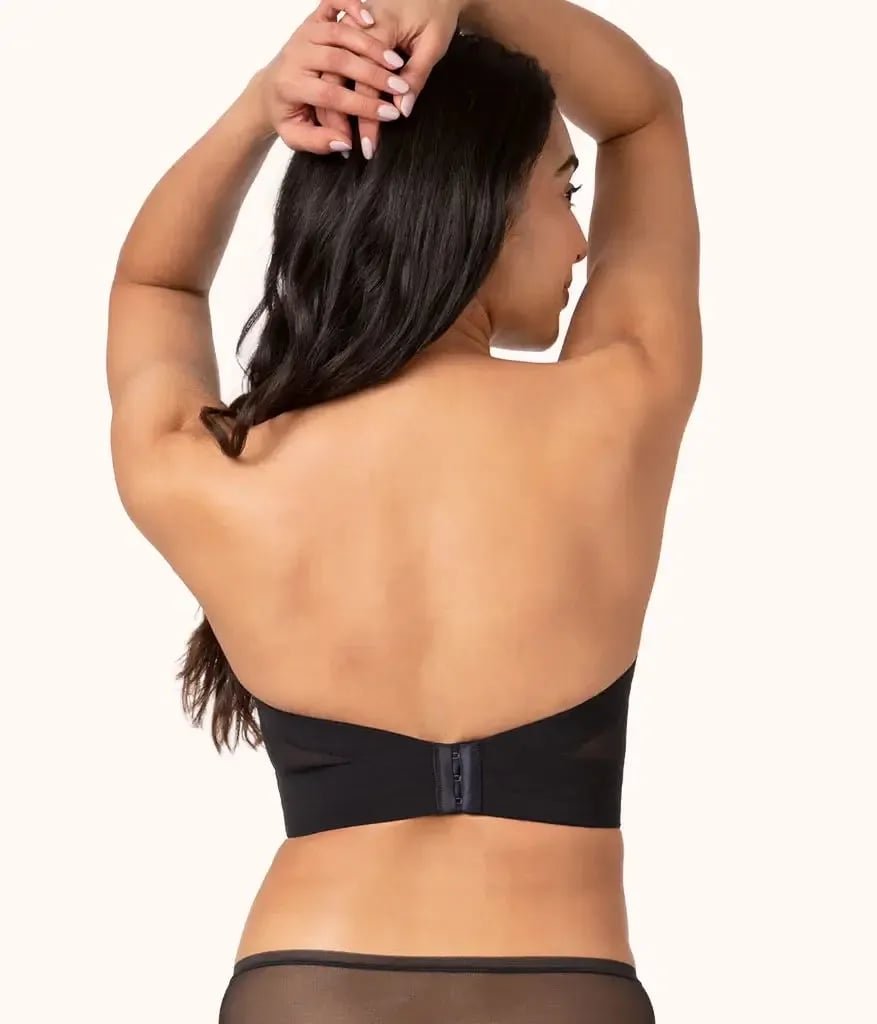 Low Back Strapless Bra with Detachable Straps
