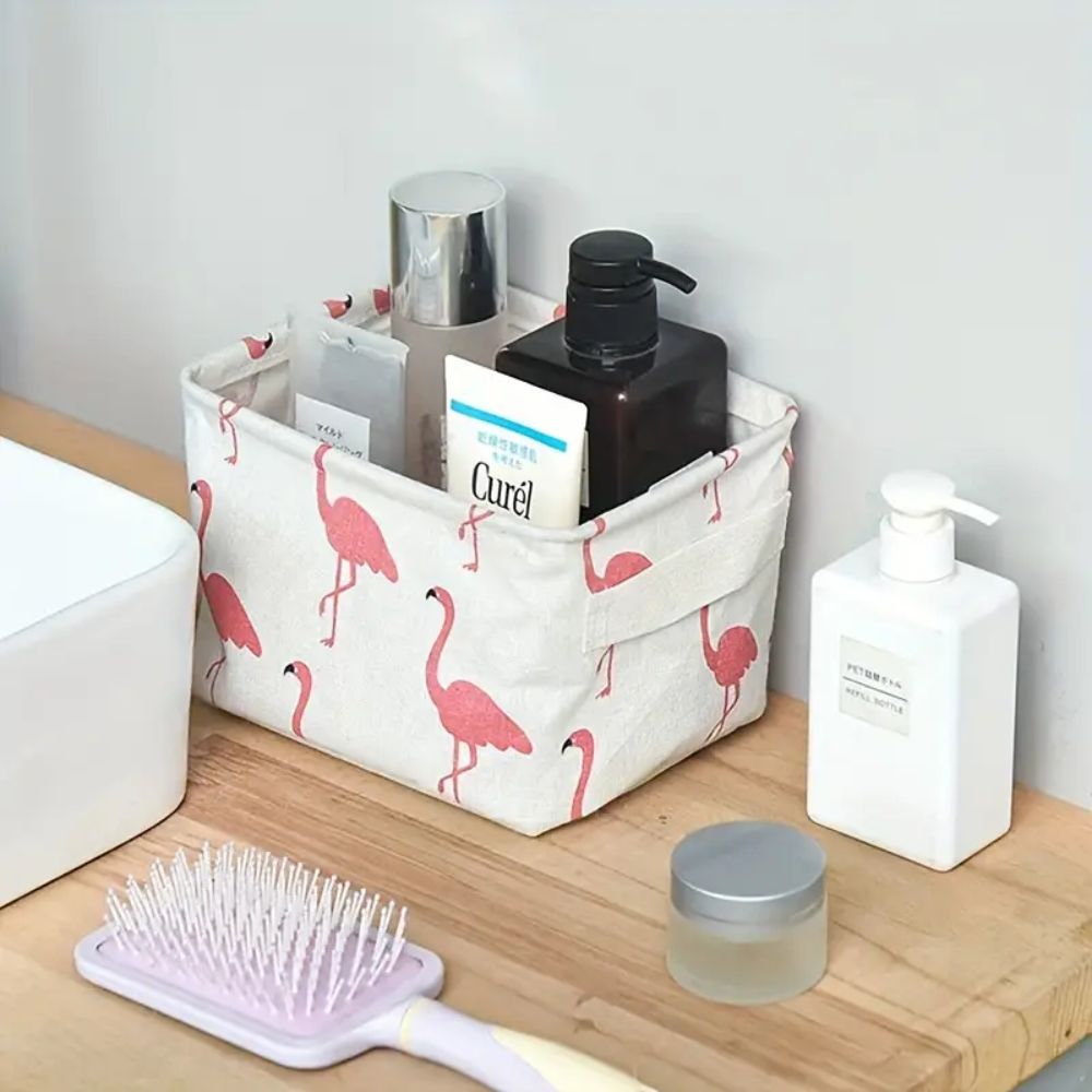 Storage Basket Multi-Design Cotton Linen | Elegant Organizer 2
