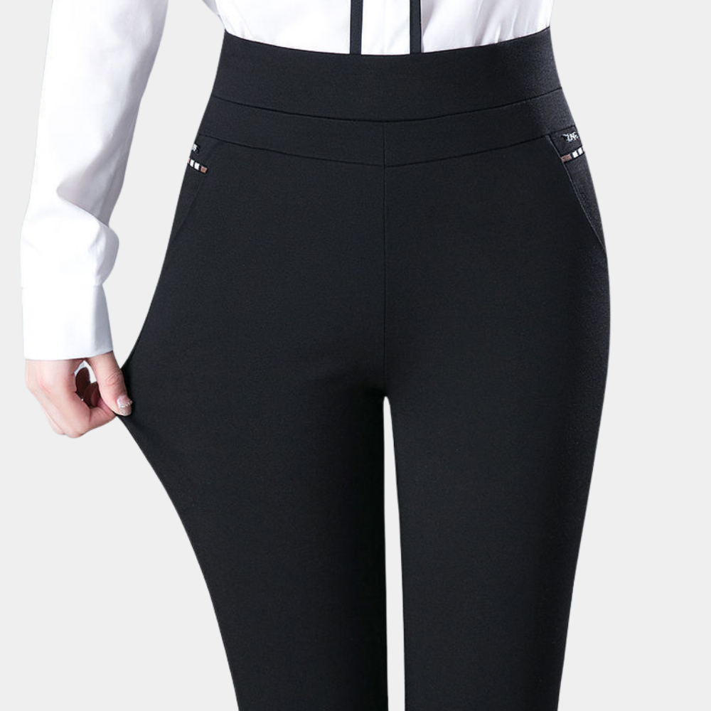 Marie | High Waisted Stretchable Pants for Women