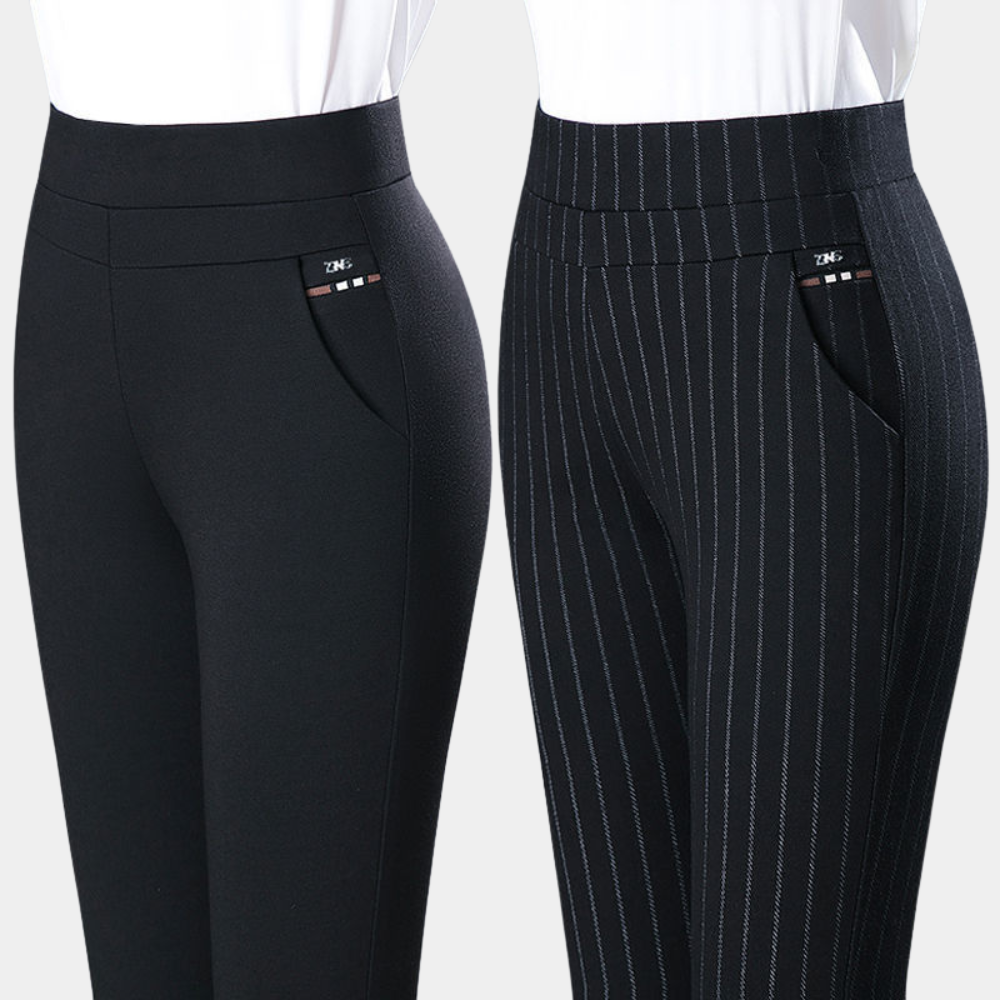 Marie | High Waisted Stretchable Pants for Women
