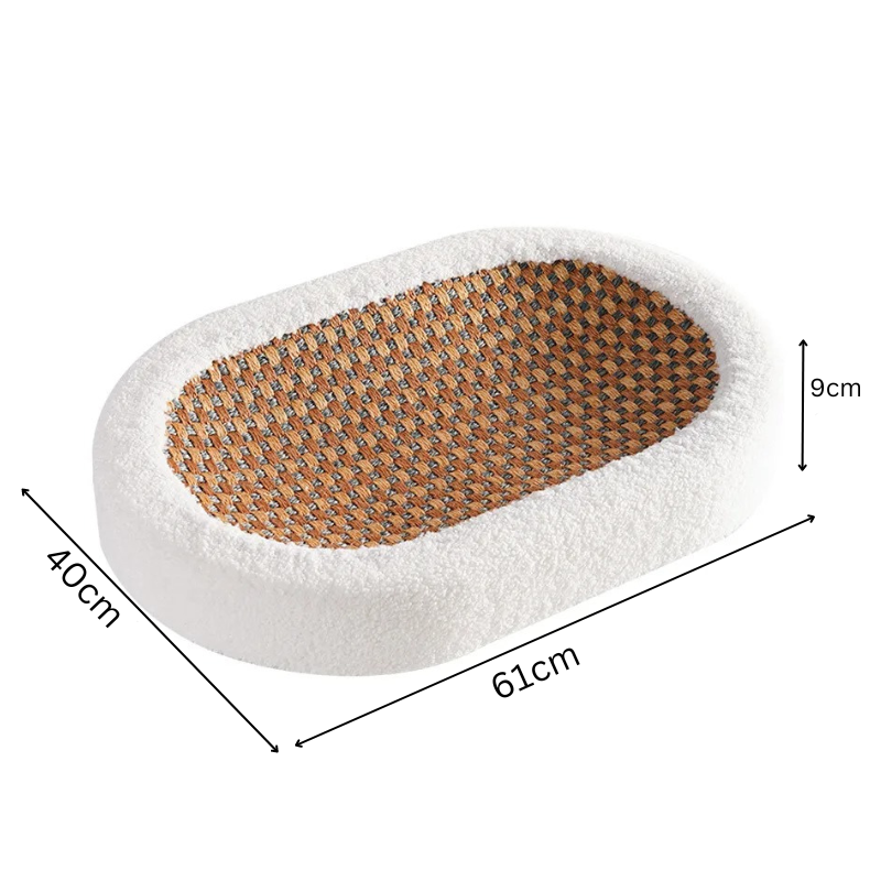 Cat Bed Plush Crab Surface | Cozy Retreat for Cats-3