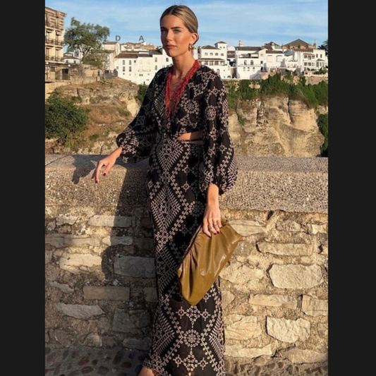 Women Marrakesh Open Back Maxi Dress | Mae