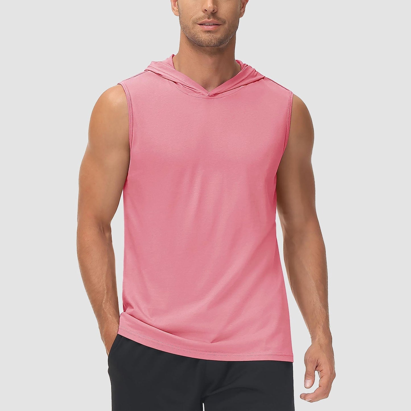 Men Sleeveless Hooded Tank Top | Logan