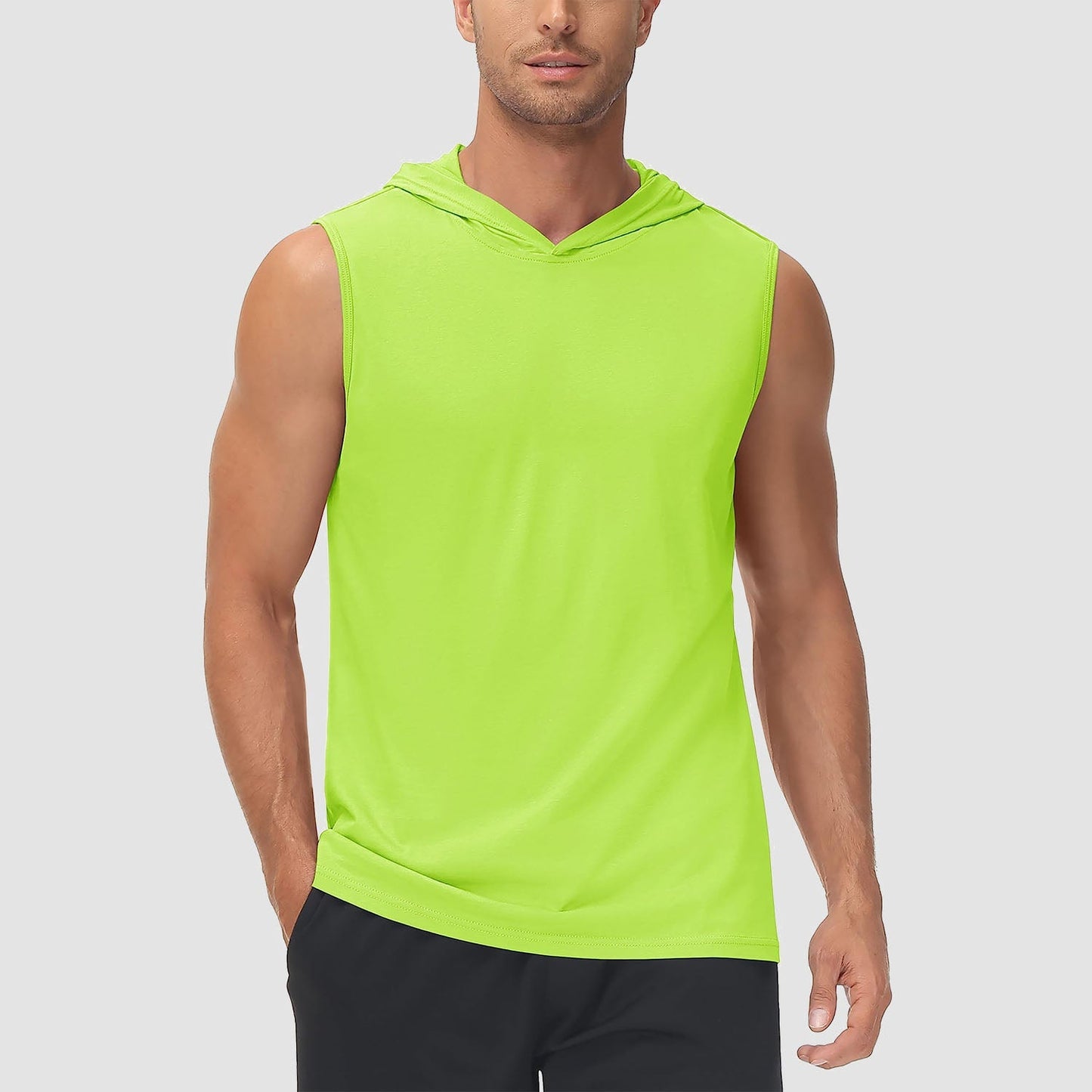 Men Sleeveless Hooded Tank Top | Logan