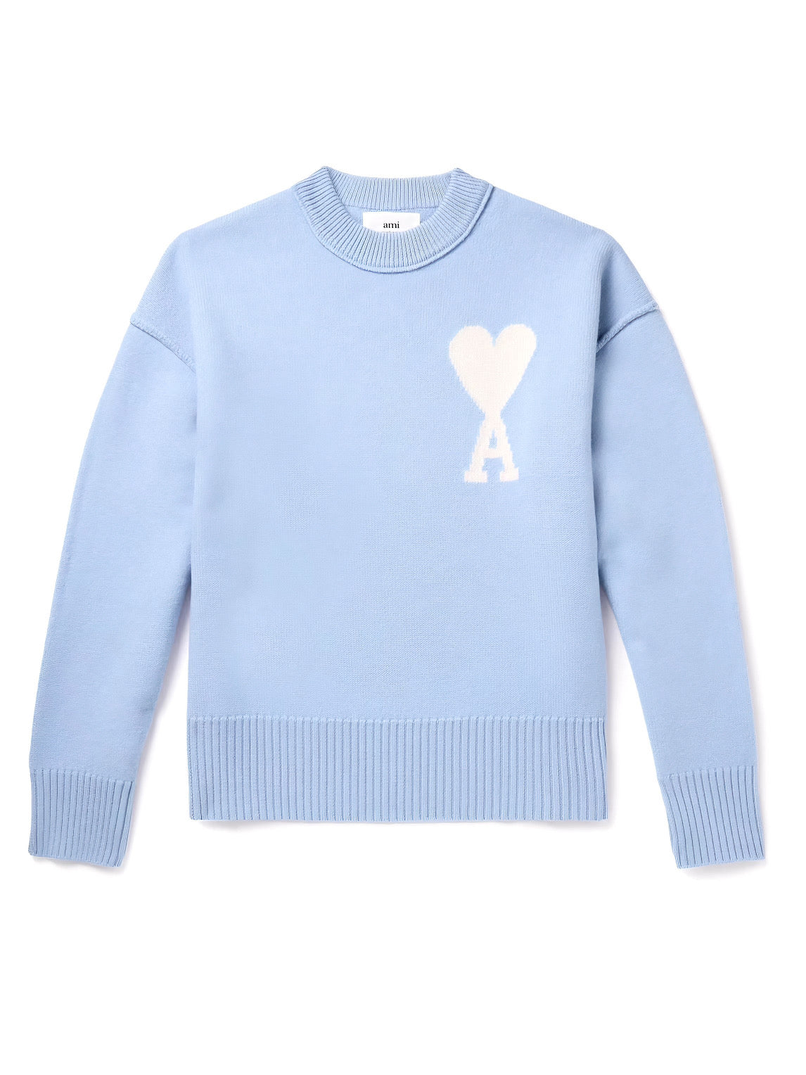 Men's Sweater with Heart Logo – Soft Relaxed Fit Pullover in Multiple Colors, Casual Style for Everyday Wear 11