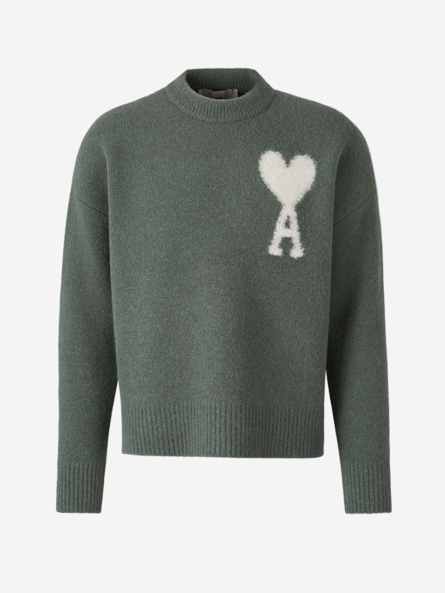 Men's Sweater with Heart Logo – Soft Relaxed Fit Pullover in Multiple Colors, Casual Style for Everyday Wear 12