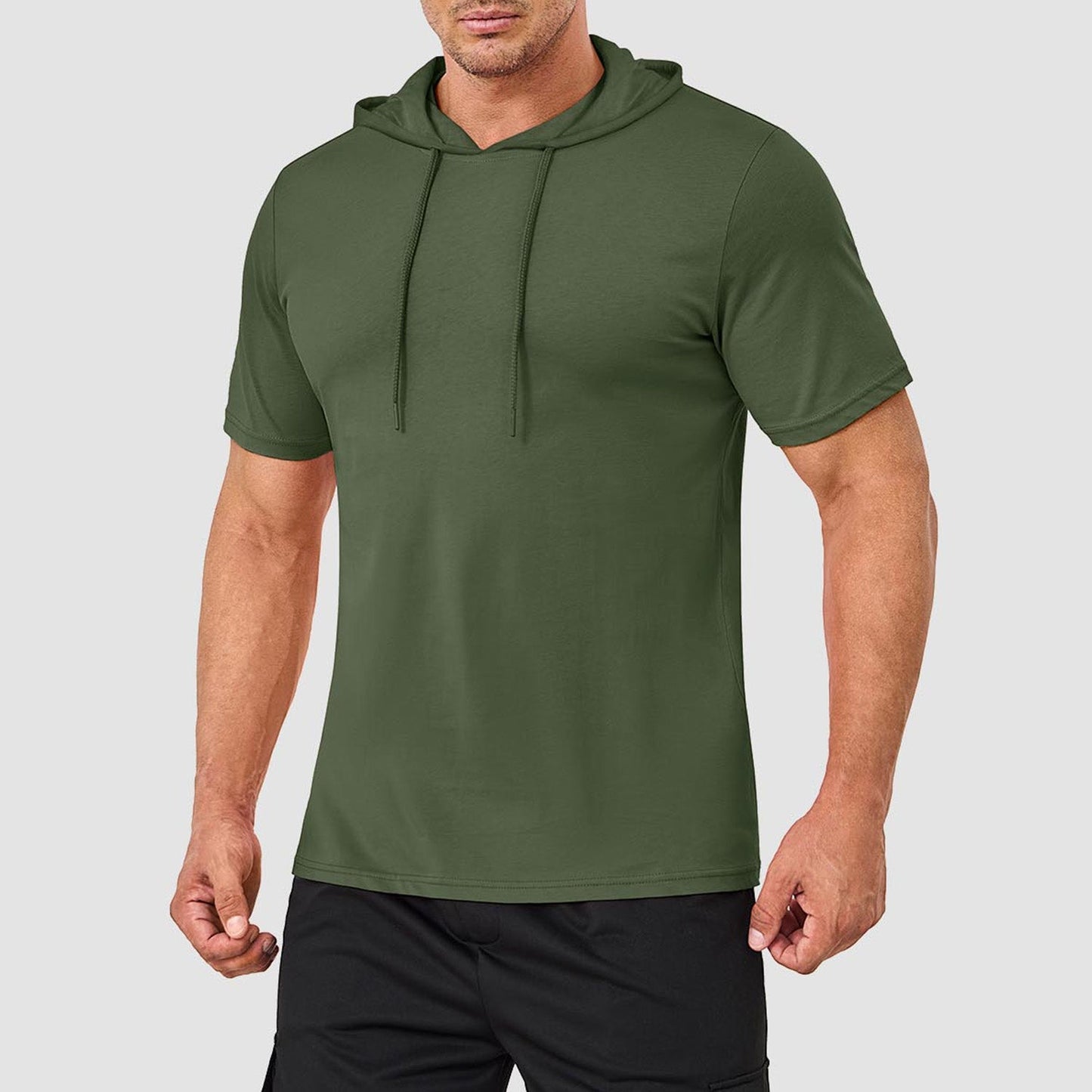 Men Short-Sleeve Hoodie T-Shirt | Ronan