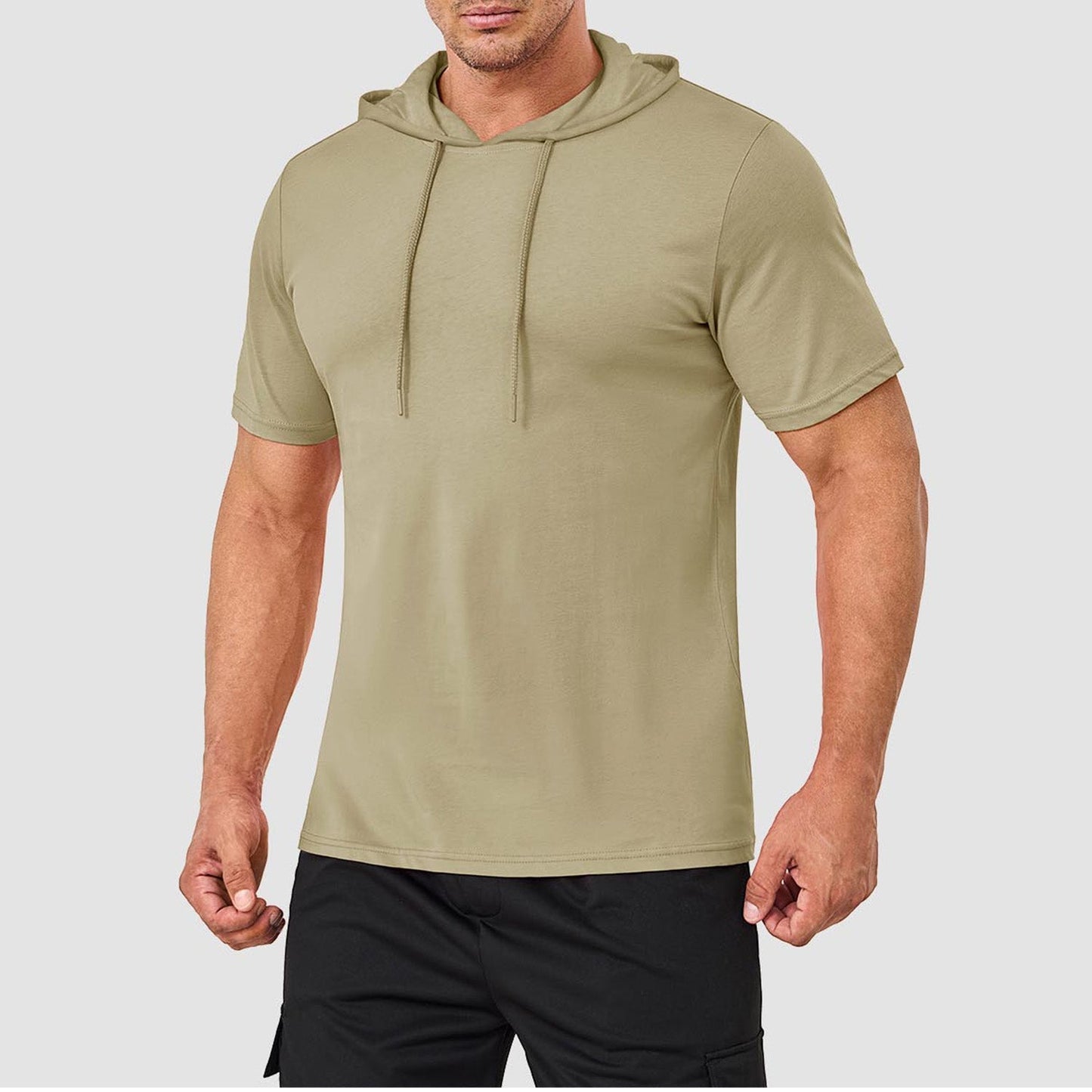 Men Short-Sleeve Hoodie T-Shirt | Ronan