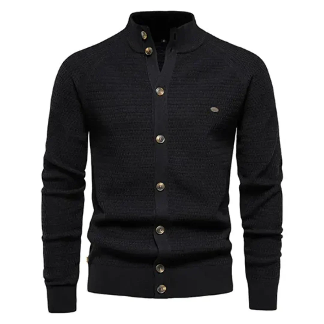 Men's Button-Up Knit Cardigan | Arlie