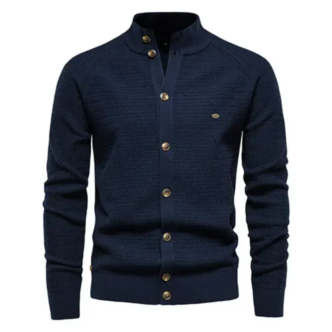 Men's Button-Up Knit Cardigan | Arlie