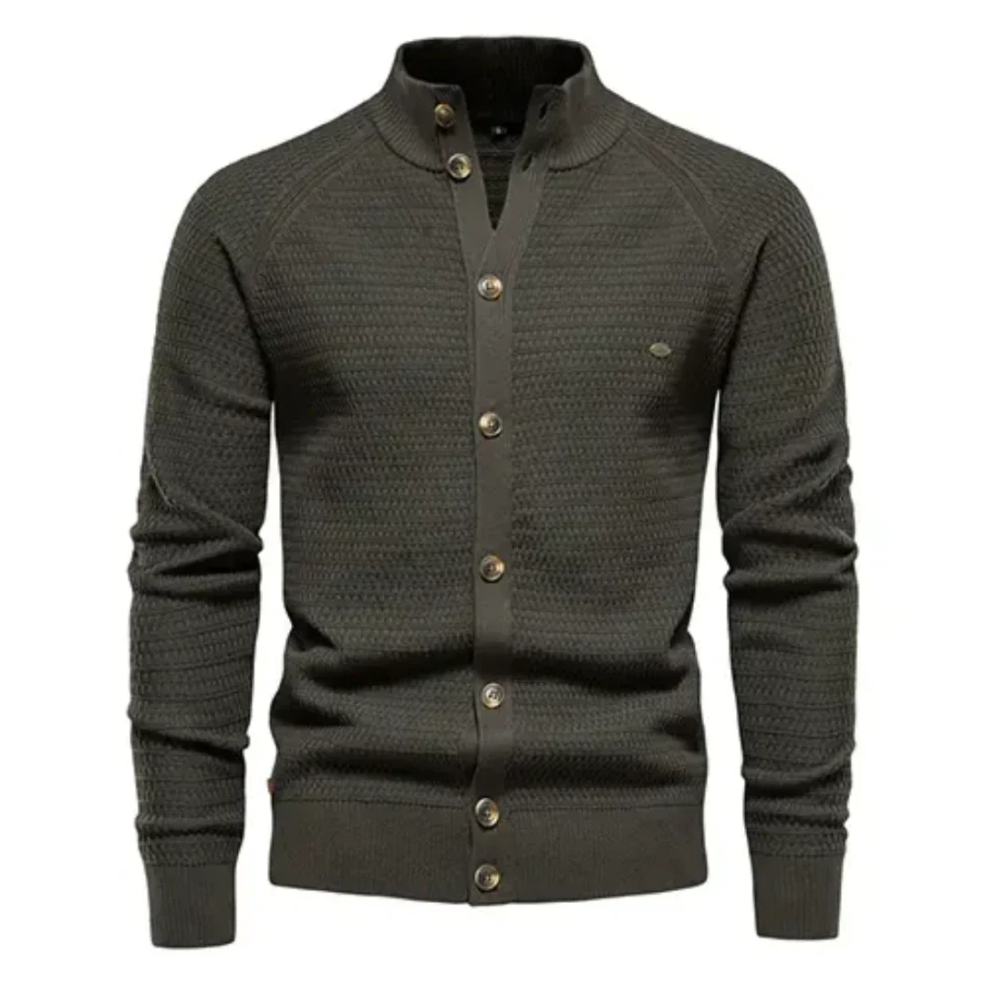 Men's Button-Up Knit Cardigan | Arlie