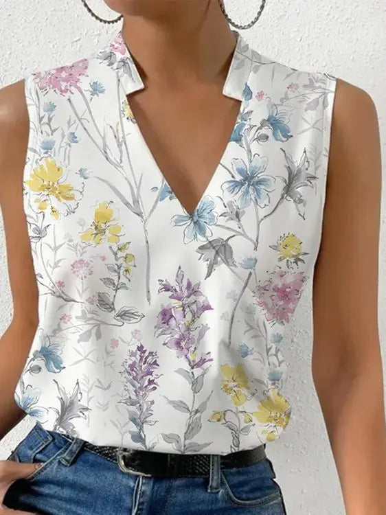 Women Sleeveless Wrap Top | Vanya