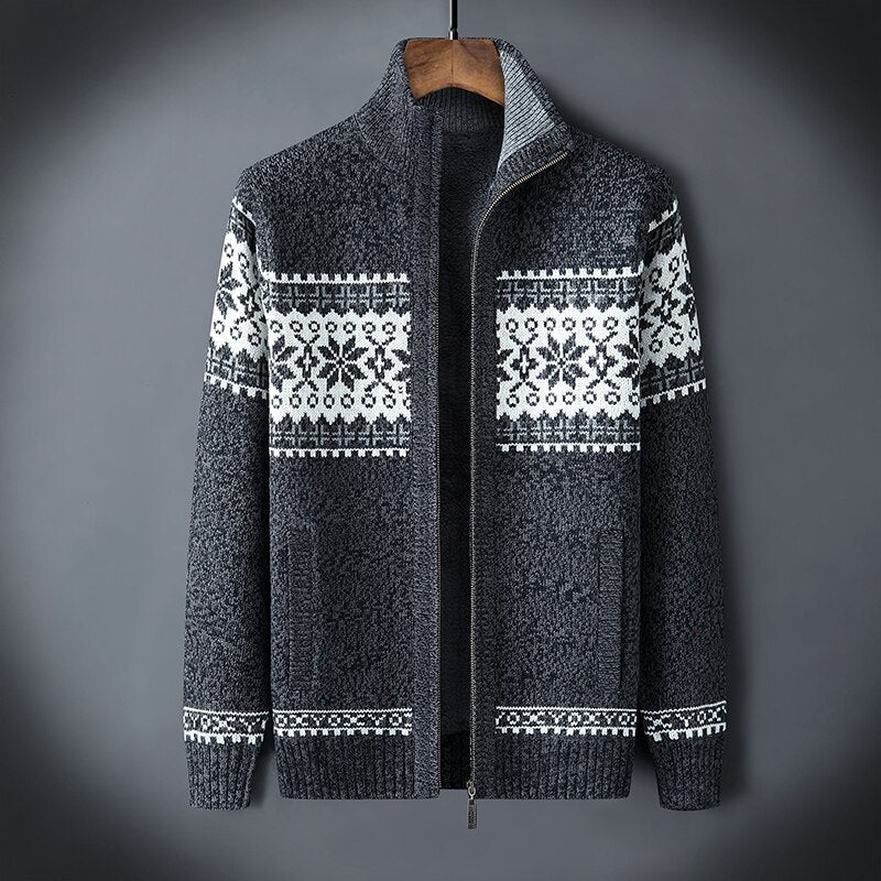 Modern & soft knitted men's cardigan | Eldrige
