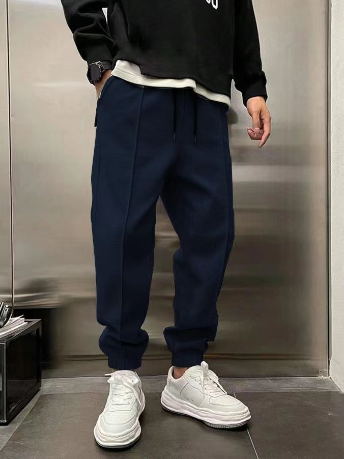 Variant image for Men's Trousers Black Cotton | Urban Style-22