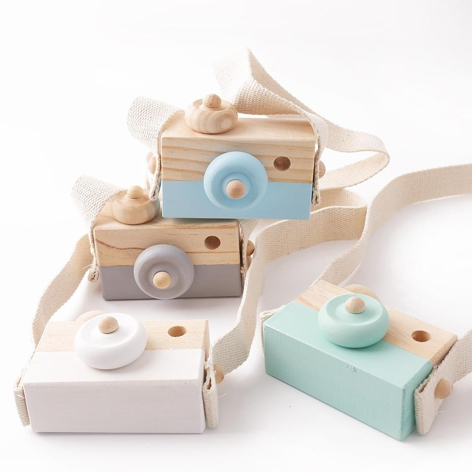 Kids Wooden Camera Toy Natural Wood | Imagination Spark-3