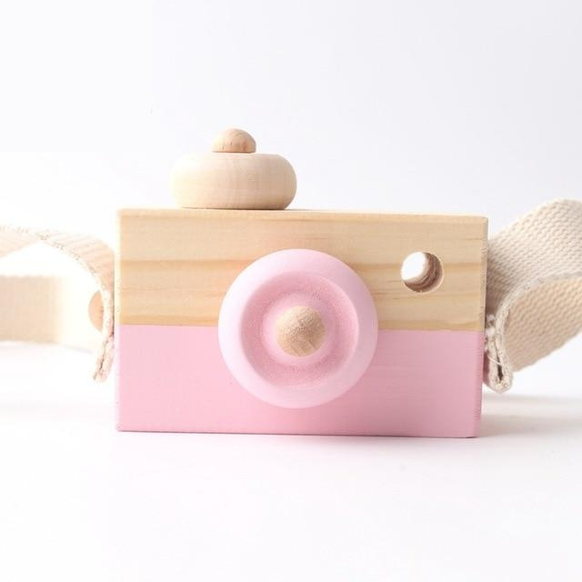 Kids Wooden Camera Toy Natural Wood | Imagination Spark-6