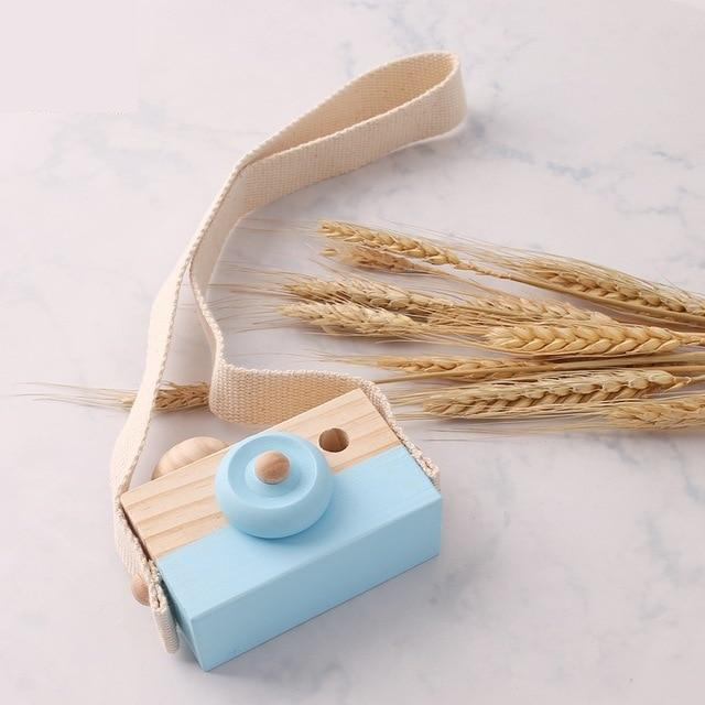 Kids Wooden Camera Toy Natural Wood | Imagination Spark-5