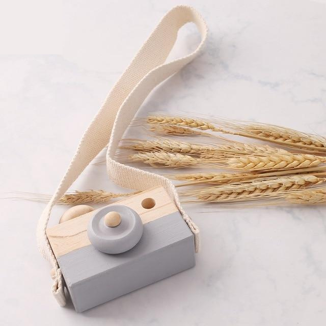 Kids Wooden Camera Toy Natural Wood | Imagination Spark-2