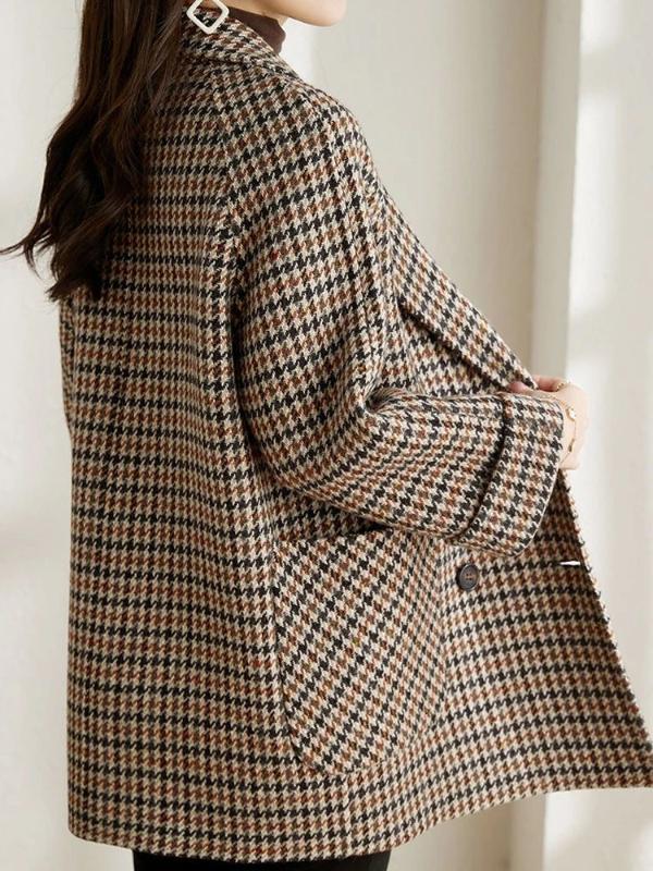 Women Wool Coat Black | Sophie-4