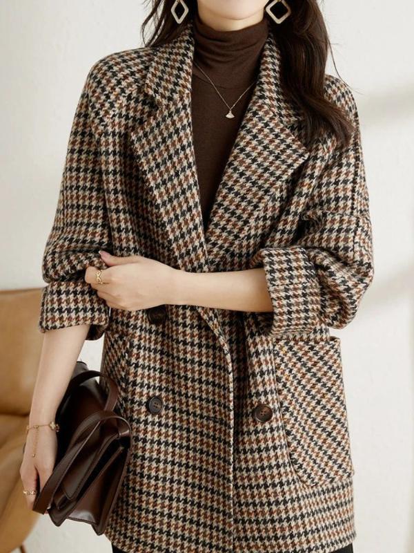 Women Wool Coat Black | Sophie-2