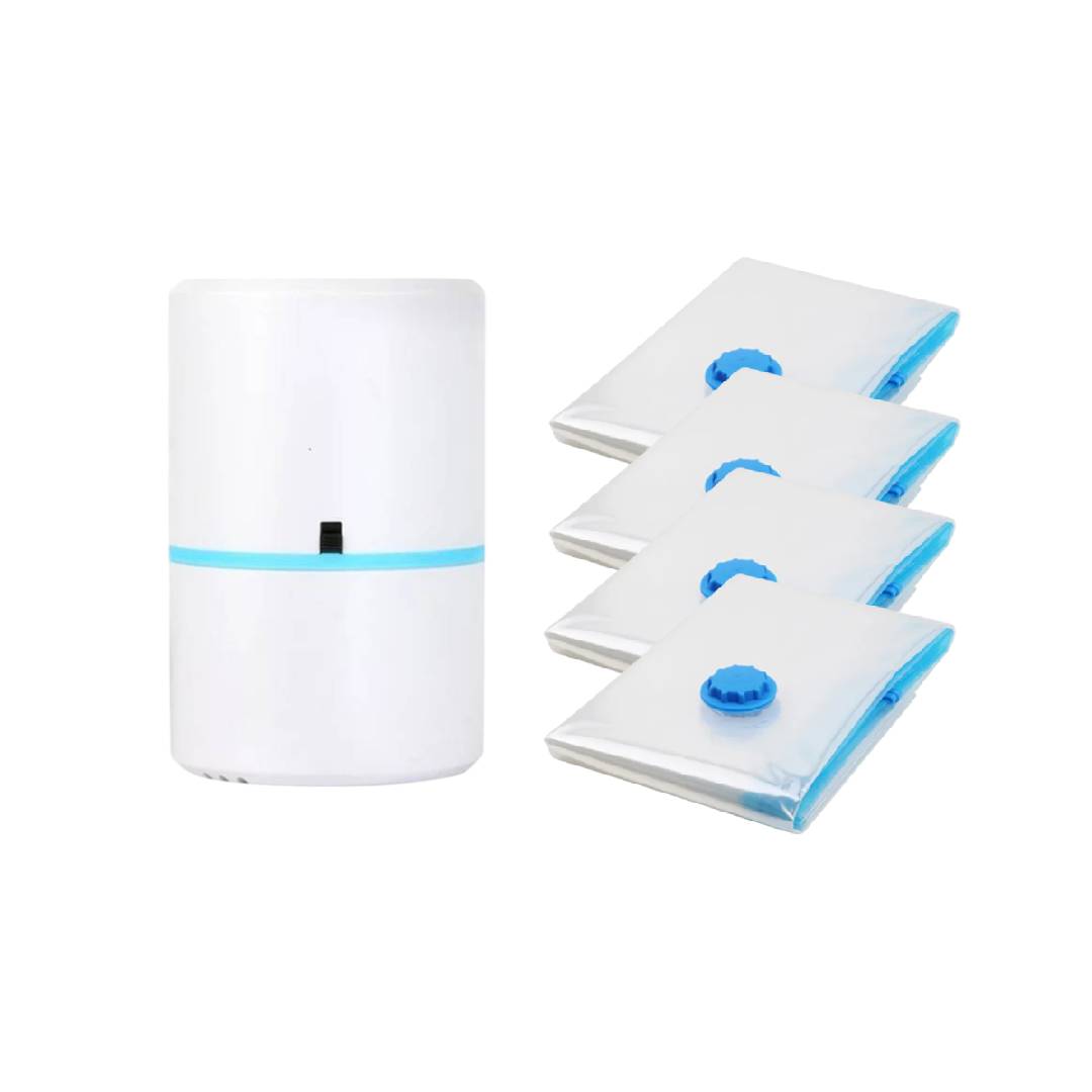 Vacuum Storage Bags Set for Clothes with Electric Pump | Space Saver Solution 1