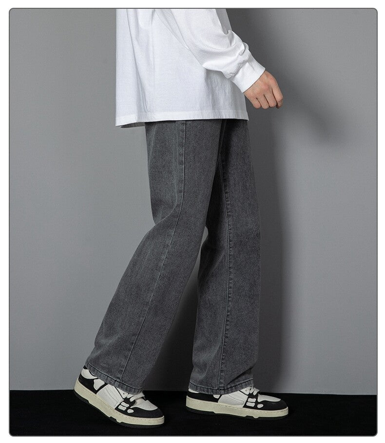 Women Wide Leg Pants Blue Denim | Classic Style-4