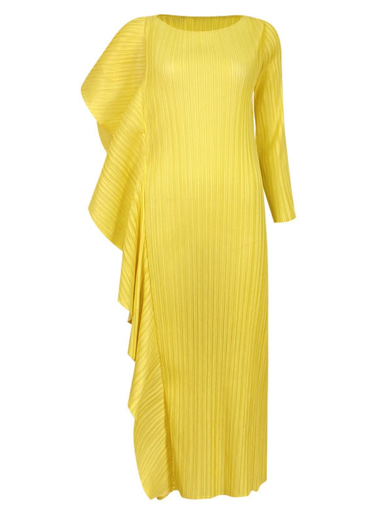 Variant image for Women Midi Dress Blue Polyester | Coleen-1