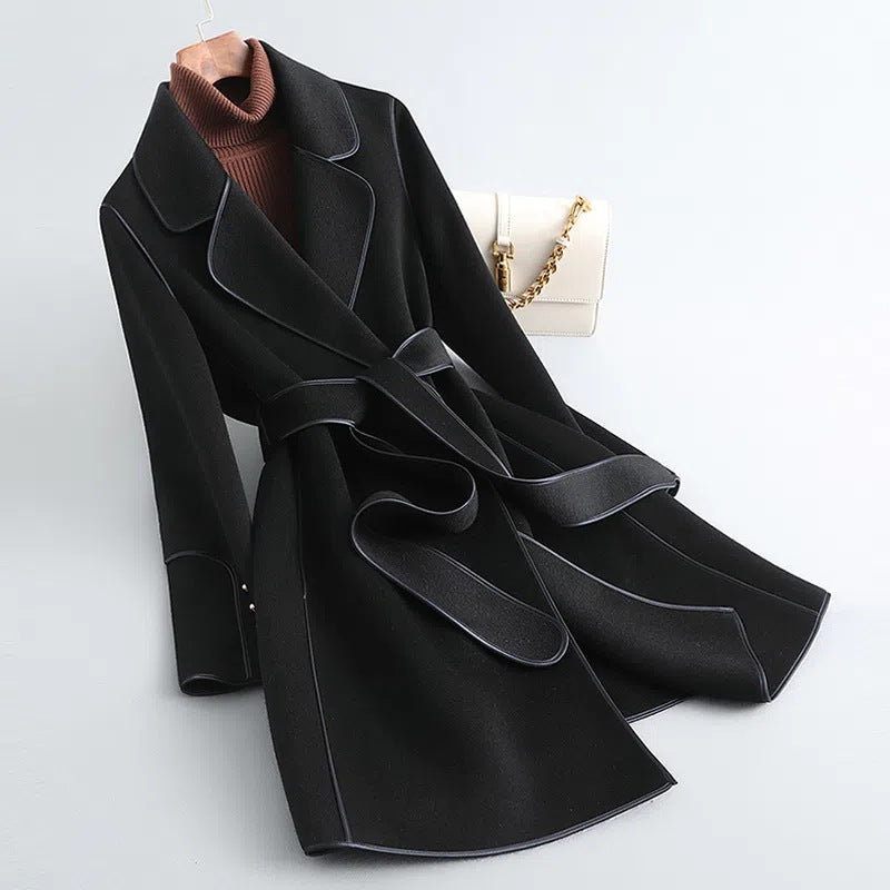 Women Elegant Belted Trench Coat | Kristina