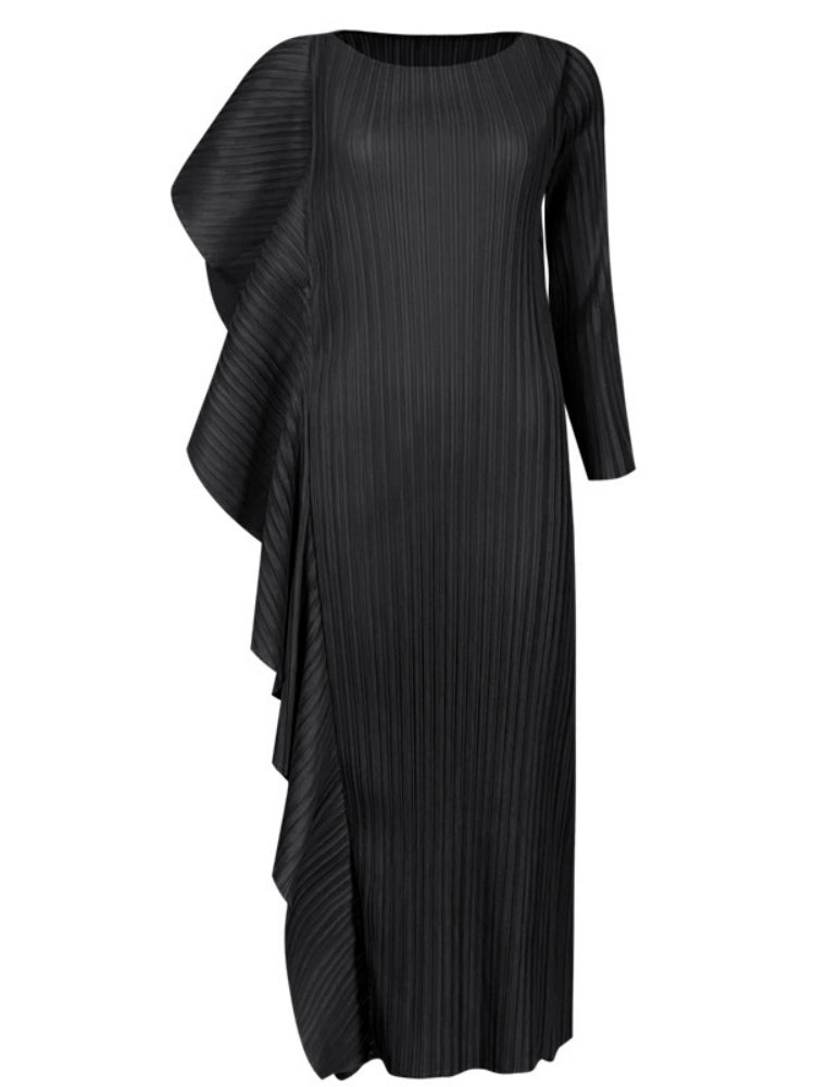 Variant image for Women Midi Dress Blue Polyester | Coleen-2