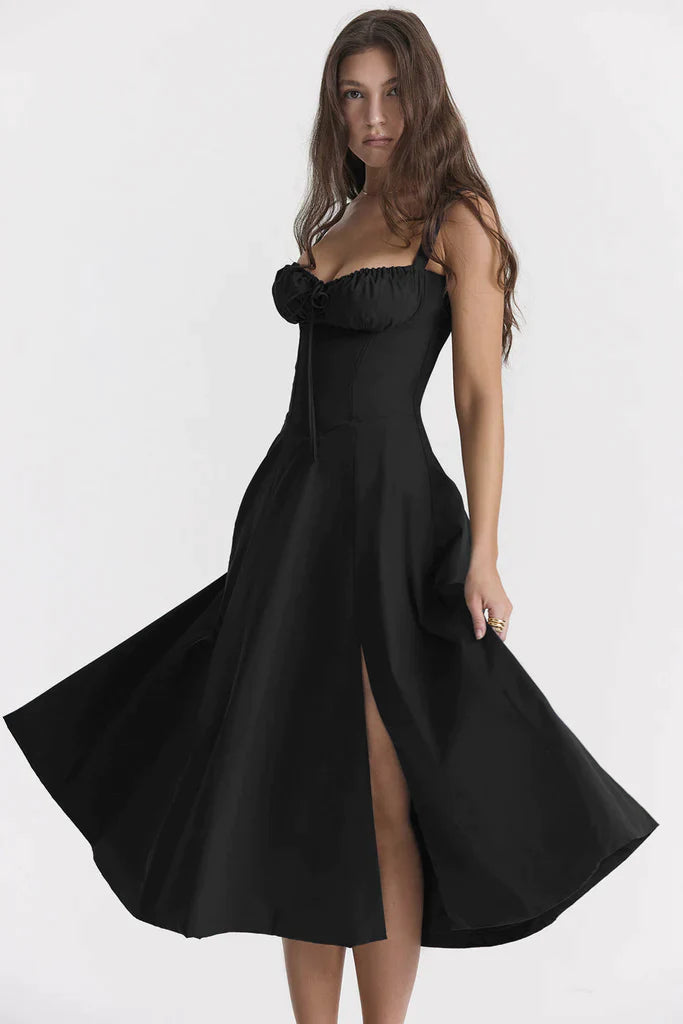 Women Midi Bustier Corset Sun Dress | Eilish