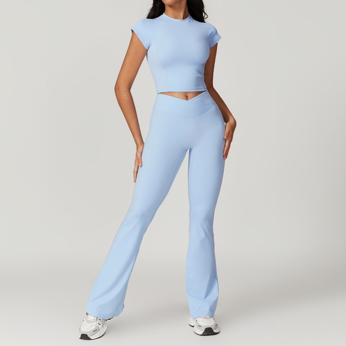 Variant image for Women Two Piece Set Pastel Recycled Nylon | Bella-5