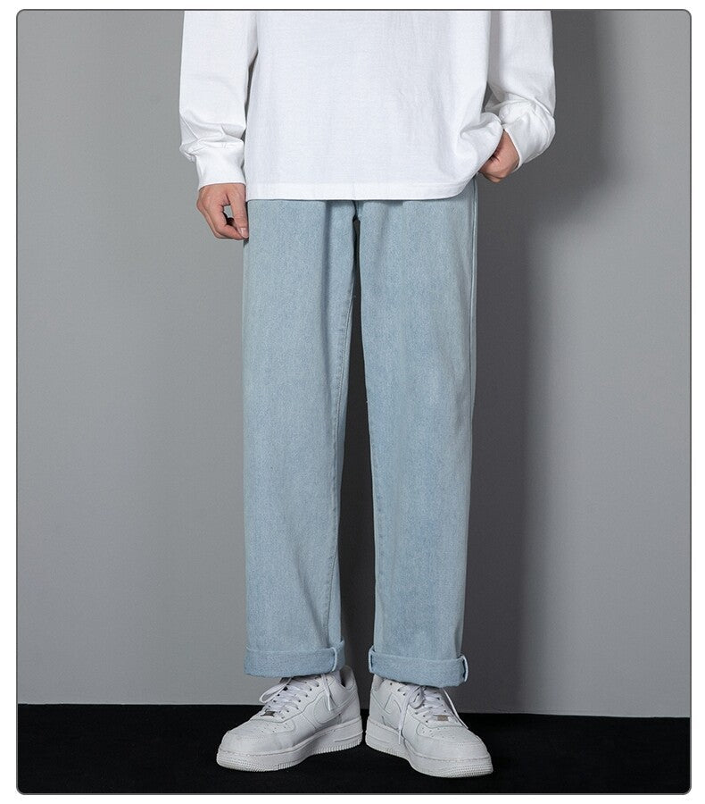 Variant image for Women Wide Leg Pants Blue Denim | Classic Style-7