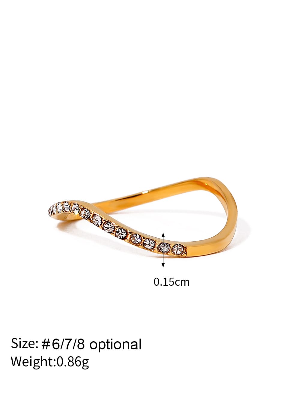 Women Ring Silver Zinc Alloy | Elegance-3