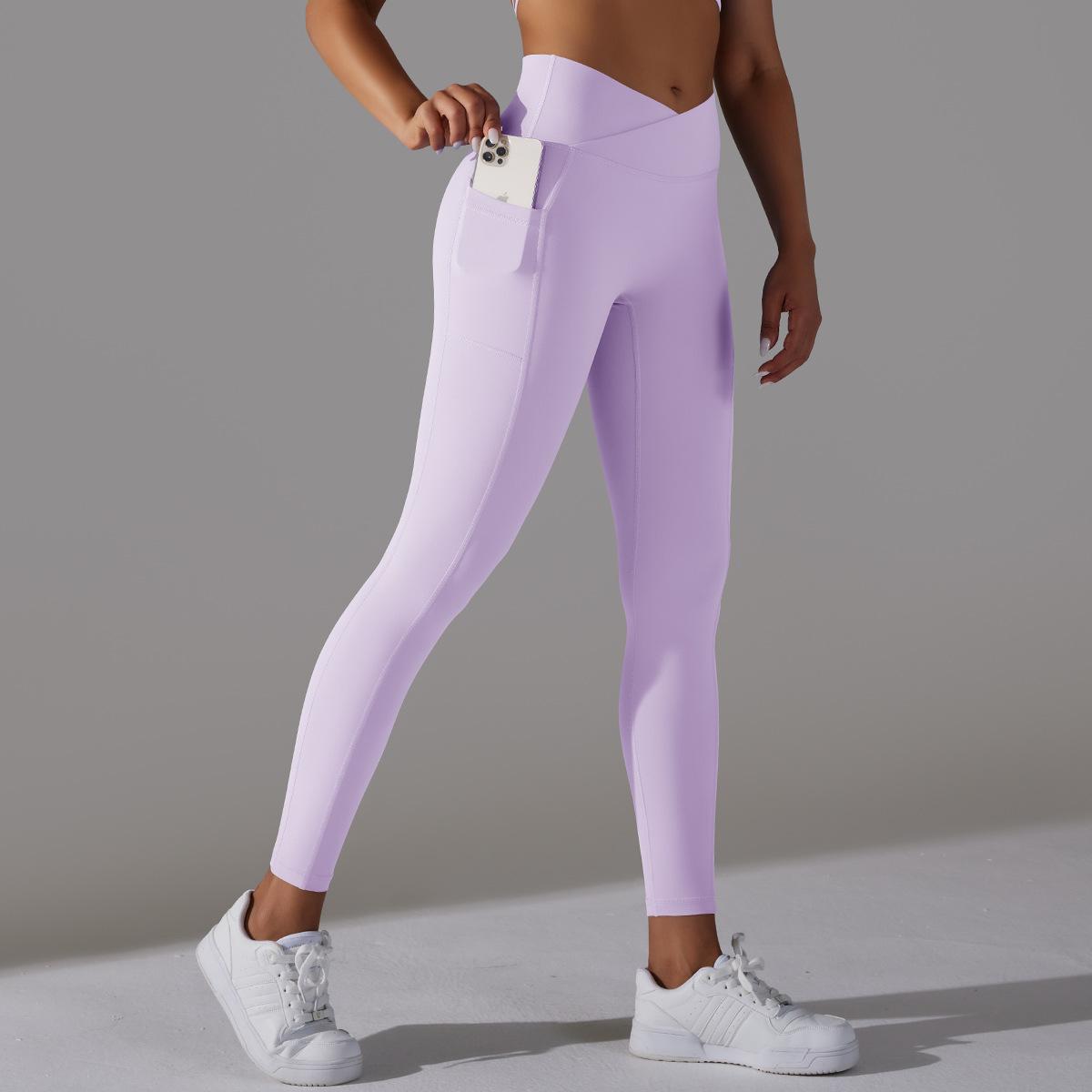 Variant image for Women Leggings Black Spandex Nylon with Pockets | Active Comfort-16
