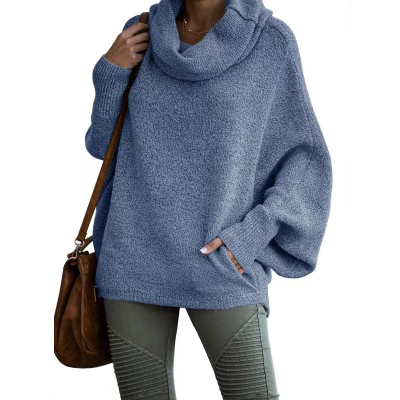 Women Oversized Knit Batwing Sweater | Aliona