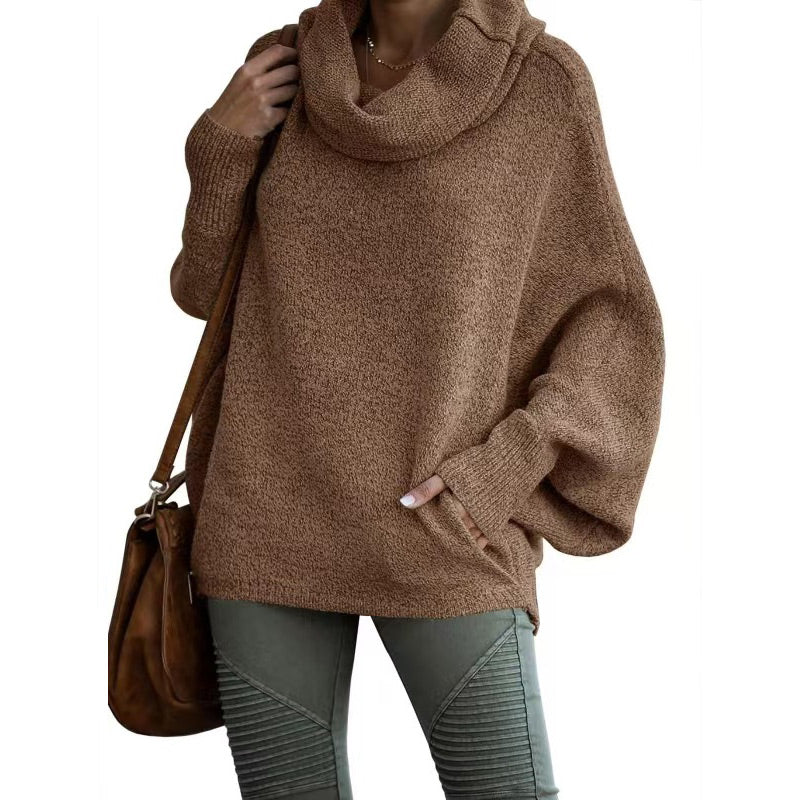 Women Oversized Knit Batwing Sweater | Aliona
