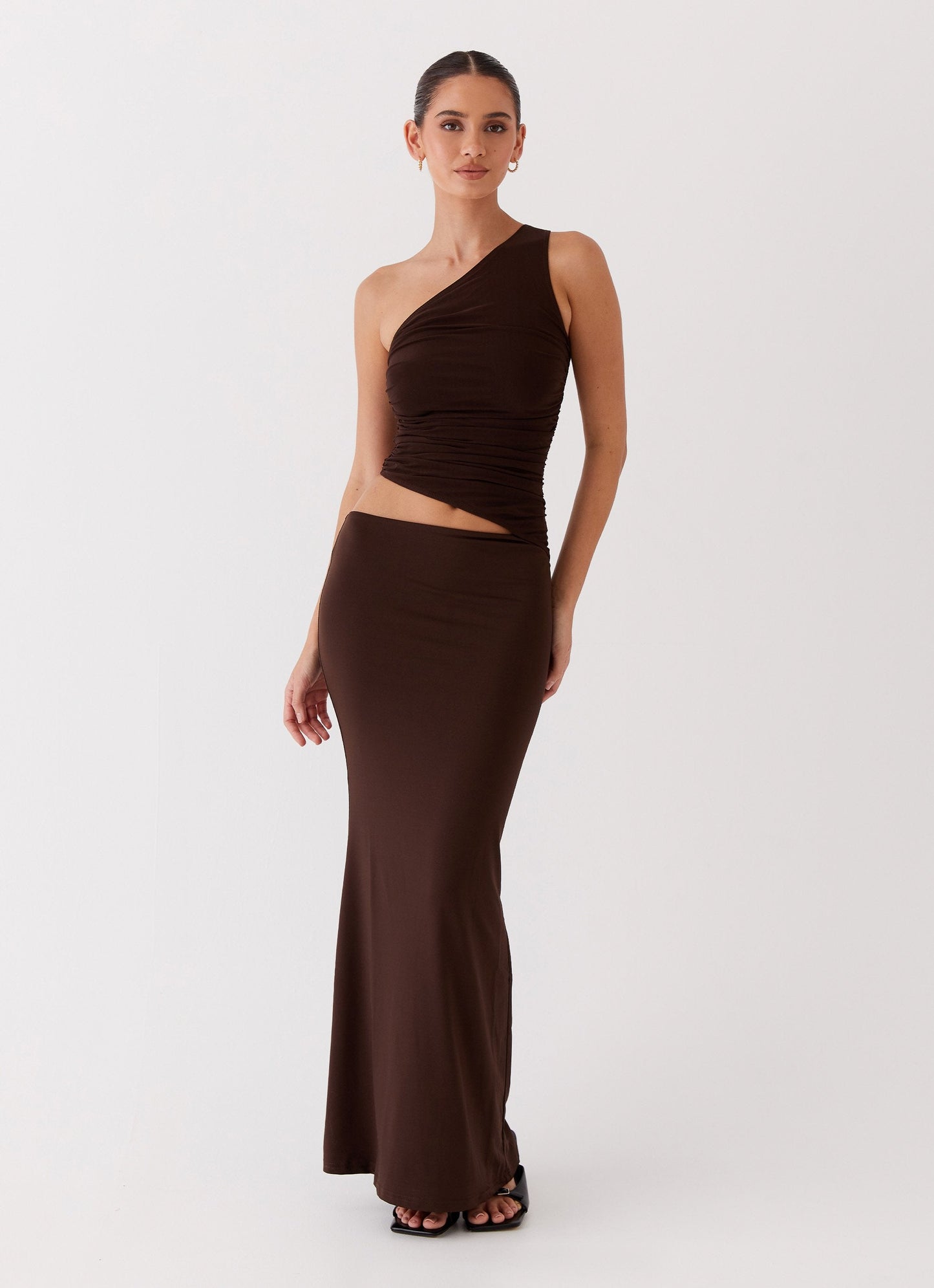 Variant image for Women Maxi Dress Black Polyester | Lovella-16