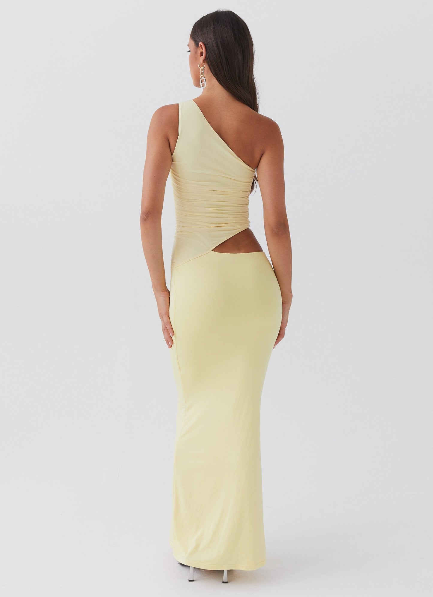 Women Maxi Dress Black Polyester | Lovella 2