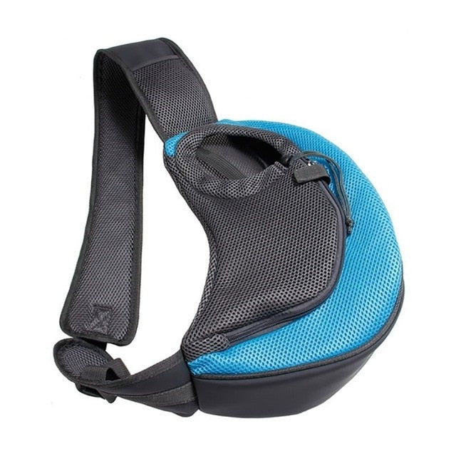 Variant image for Unisex Pet Carrier Bag Black Mesh | WagCrossBag-9