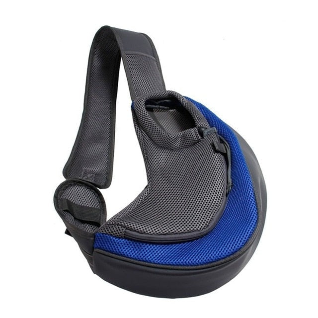 Variant image for Unisex Pet Carrier Bag Black Mesh | WagCrossBag-8