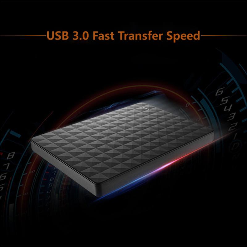 Portable 10TB External Hard Drive with USB 3.0 – Ultra-Slim Design for Fast Data Storage and Easy Transport 1