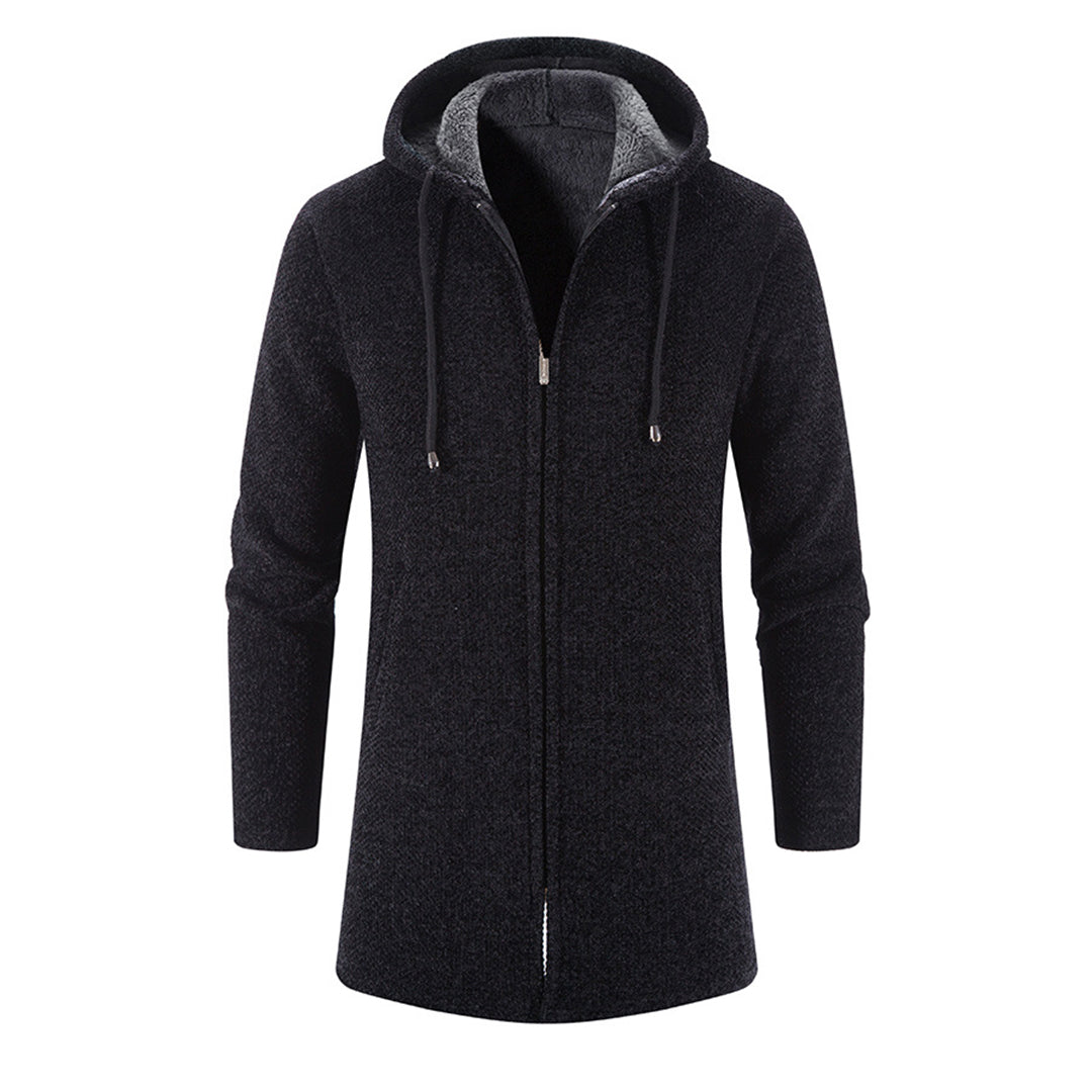 Men Hooded Zip-Up Coat | Theo