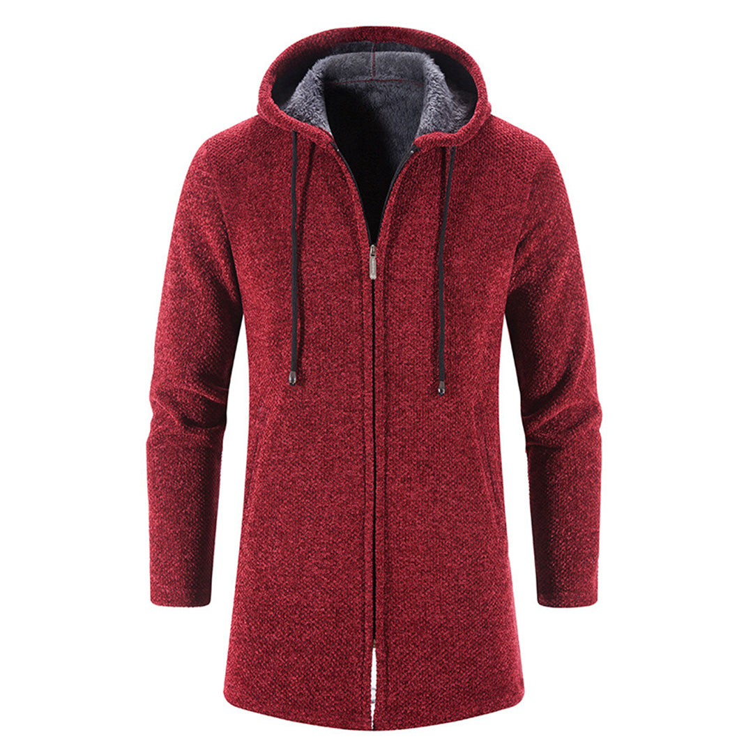 Men Hooded Zip-Up Coat | Theo