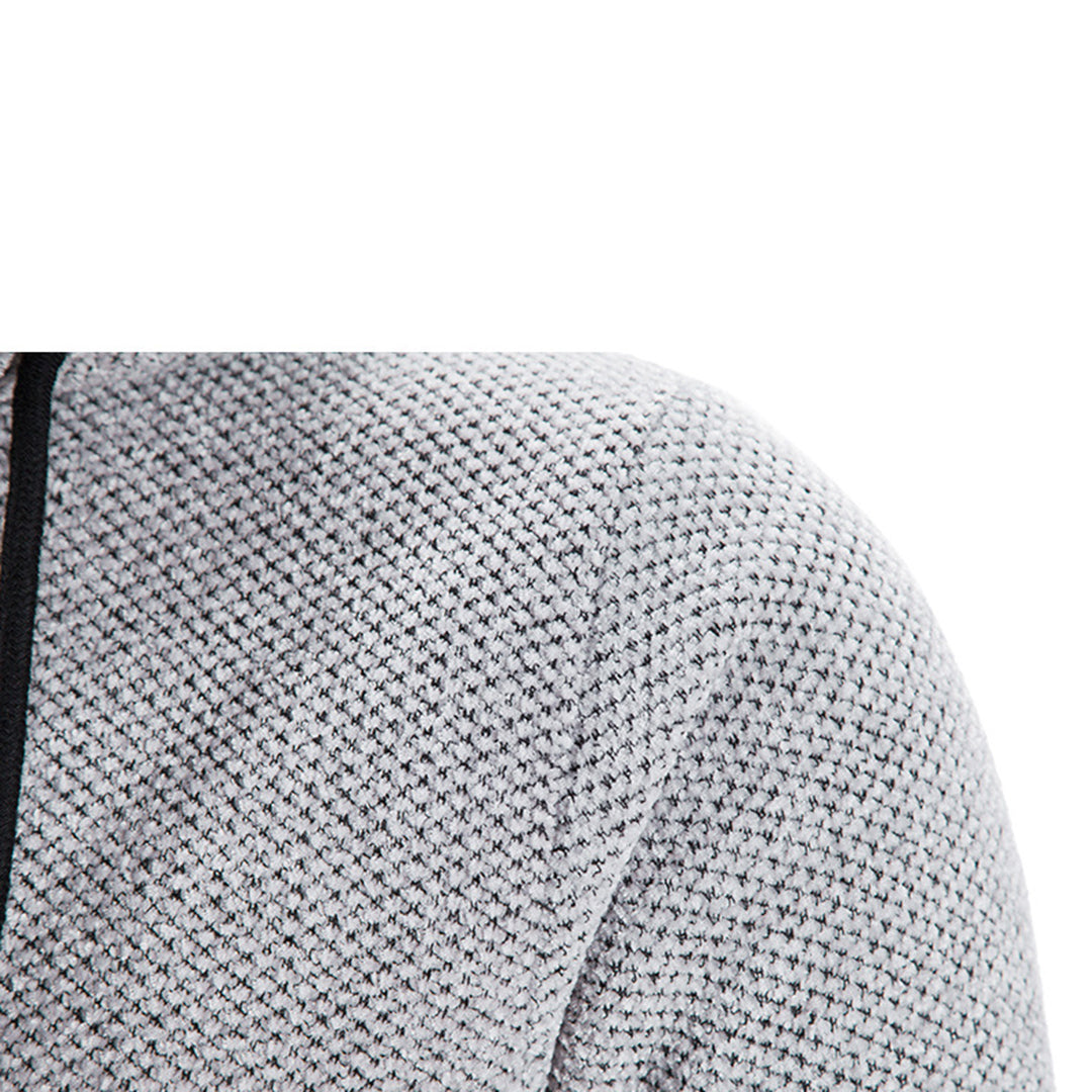 Men Hooded Zip-Up Coat | Theo