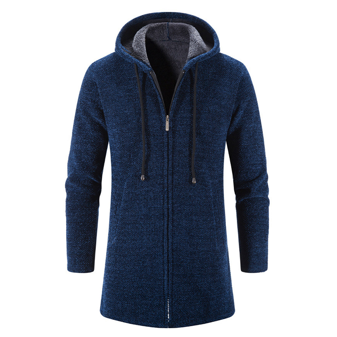 Men Hooded Zip-Up Coat | Theo