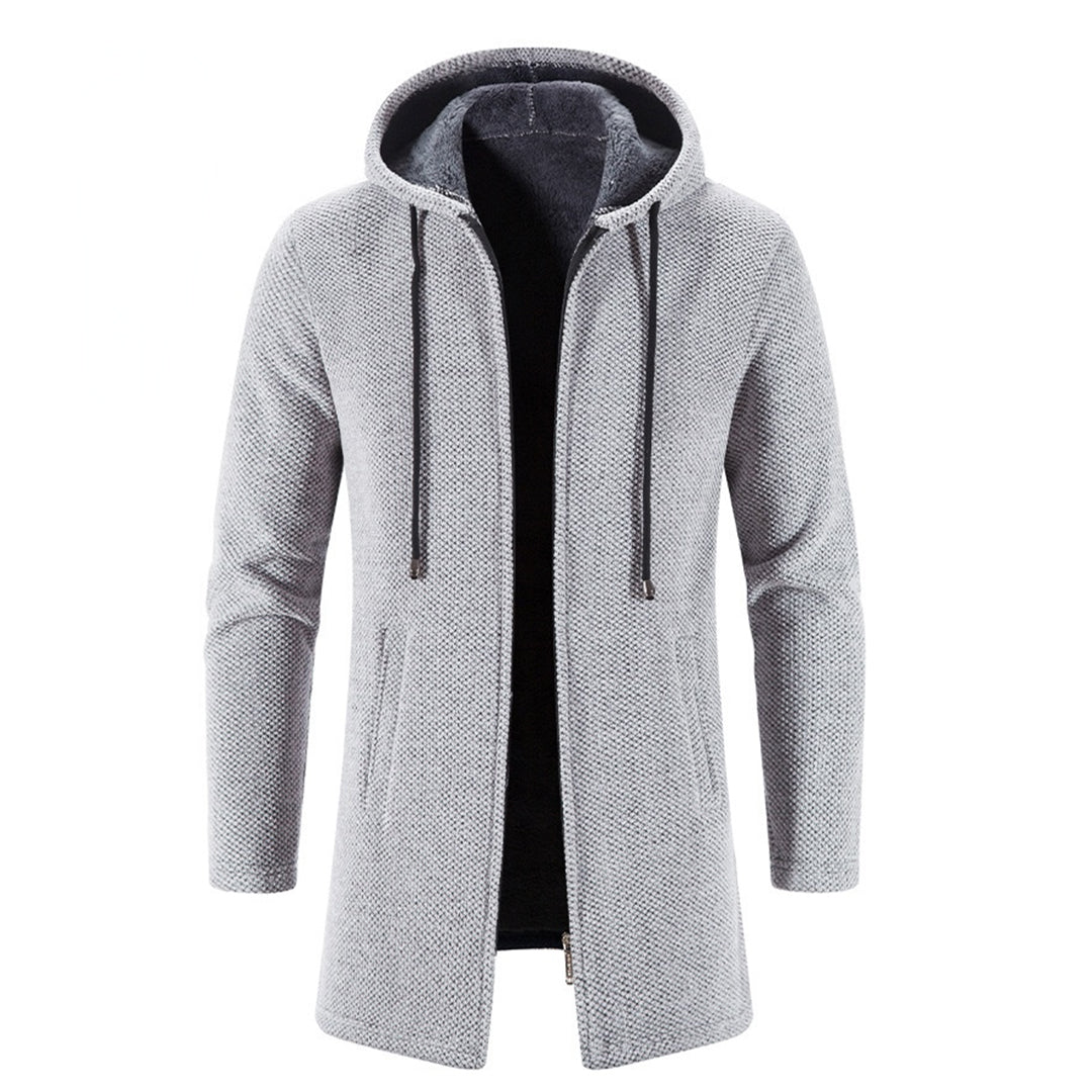 Men Hooded Zip-Up Coat | Theo