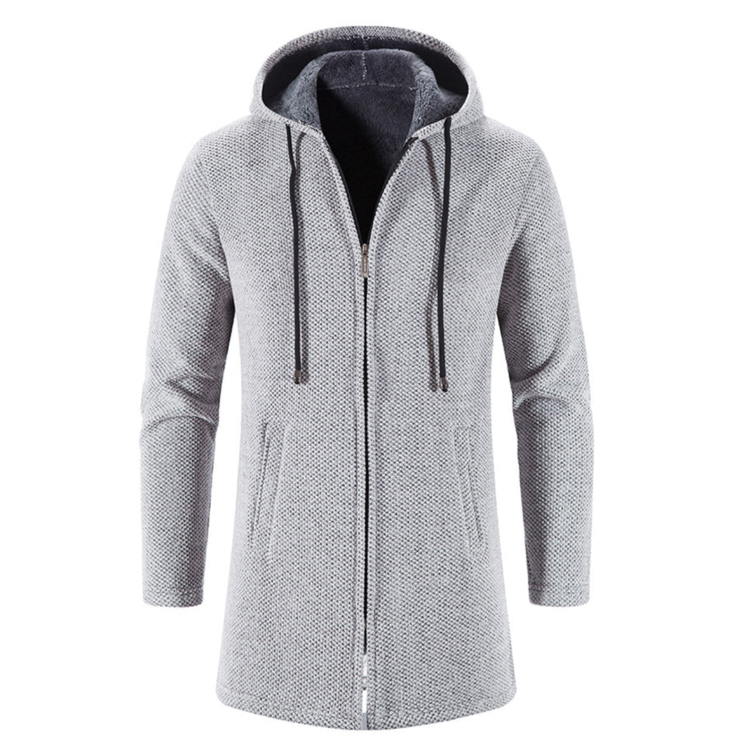 Men Hooded Zip-Up Coat | Theo