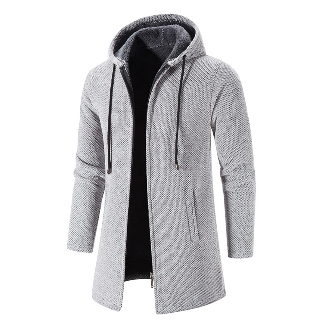 Men Hooded Zip-Up Coat | Theo