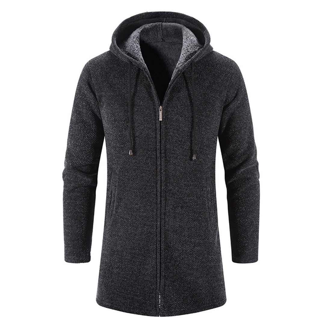 Men Hooded Zip-Up Coat | Theo
