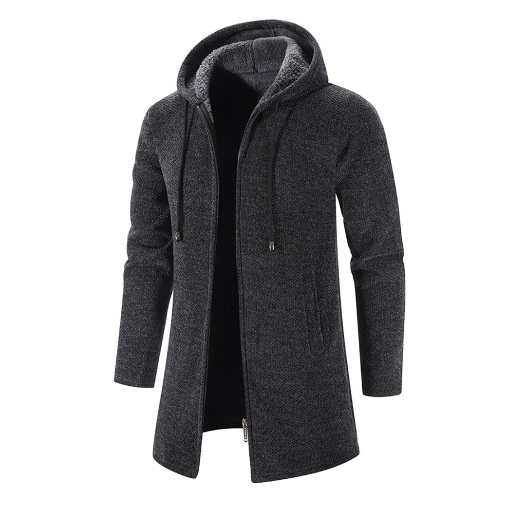 Men Hooded Zip-Up Coat | Theo